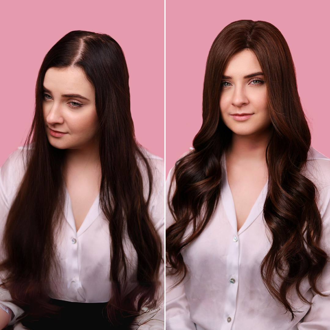 TOPPER CON CLIP NATURAL PARA ESPESAR EL CABELLO #20B RUBIO MELOCOTÓN