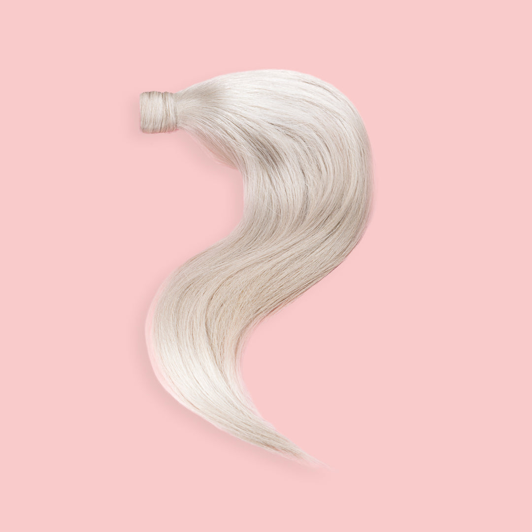 KUCYK NATURALNY 50-70 CM #IVORY B JASNY CHŁODNY BLOND