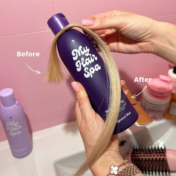 ¡DETÉN EL CABELLO AMARILLO! Set NO YELLOW | Mi Spa Capilar 400 ml + 400 ml