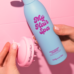 Cepillo/masajeador para lavado y pelado de cabezales Hollywood Hair