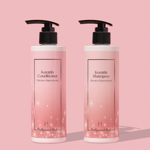 Keratin Hair Kit – Shampoo and Conditioner with Hydrolyzed Keratin | Hollywood Hair