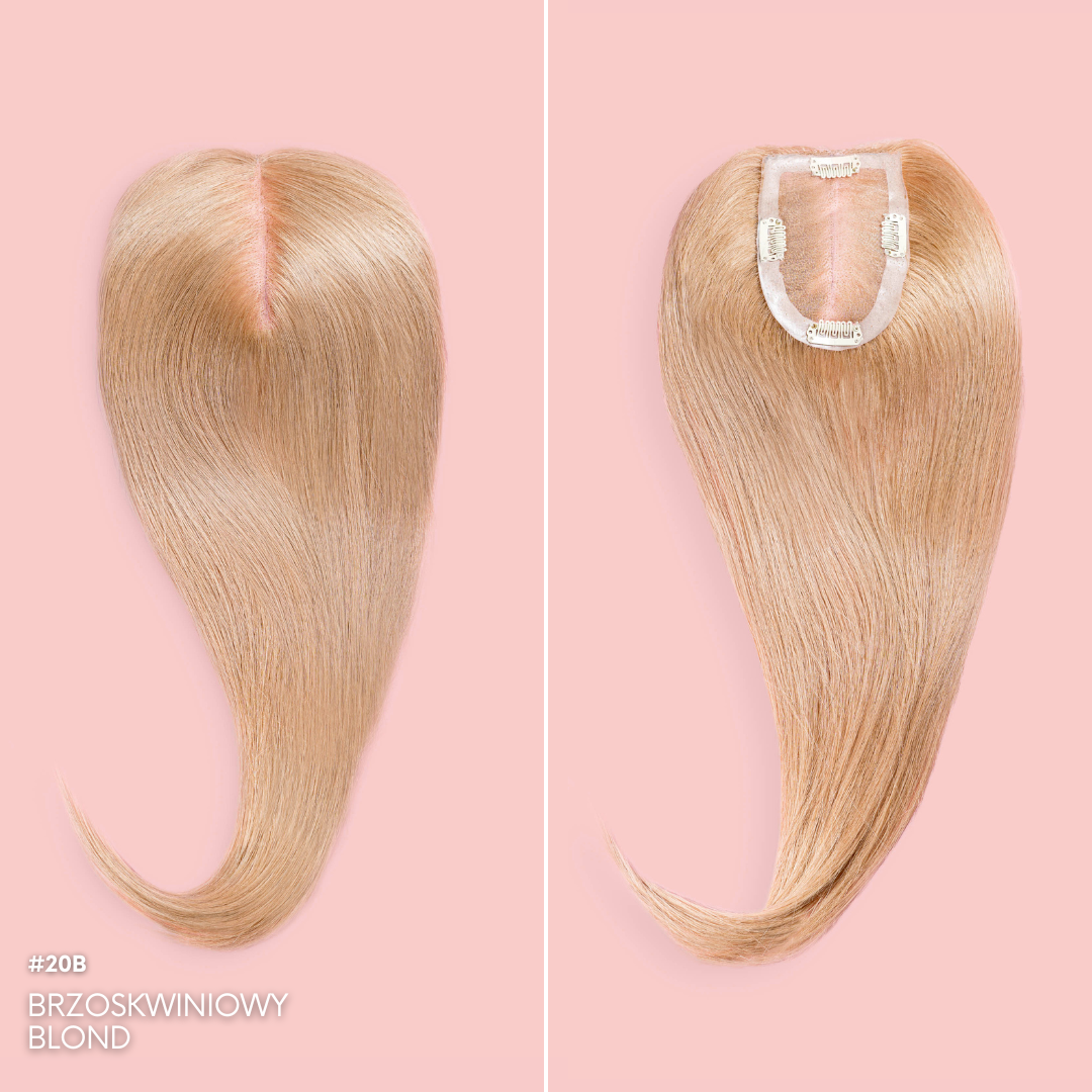 TOPPER NATURALNY CLIP IN DO ZAGĘSZCZANIE WŁOSÓW #20B BRZOSKWINIOWY BLOND