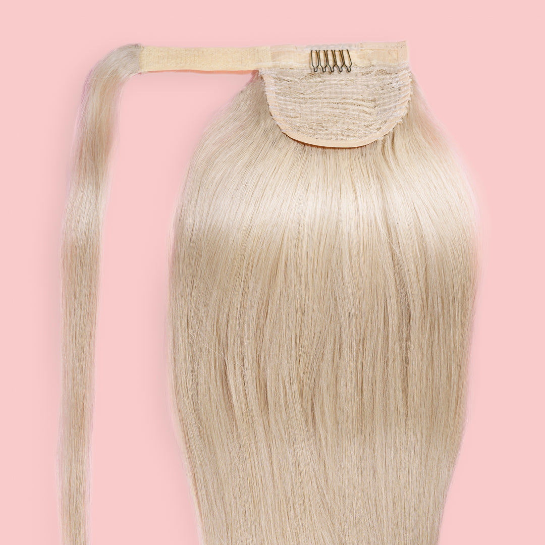 KUCYK NATURALNY 50-70 CM #60B JASNY NEUTRALNY BLOND