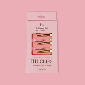 Hollywood Hair HH Clips – Silikonowe Spinki do Włosów Rose Gold (6 szt.)