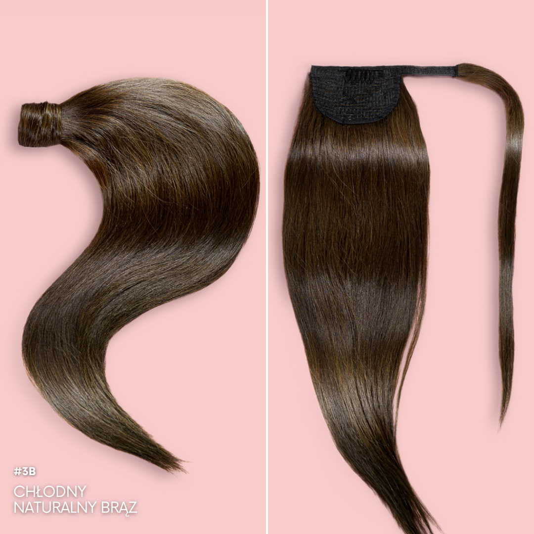 NATURAL PONY 50-70 CM #3B COOL NATURAL BROWN