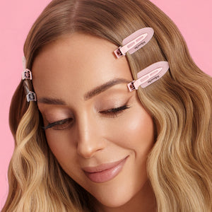 Hollywood Hair HH Clips – Silikonowe Spinki do Włosów Barbie Pink (6 szt.)