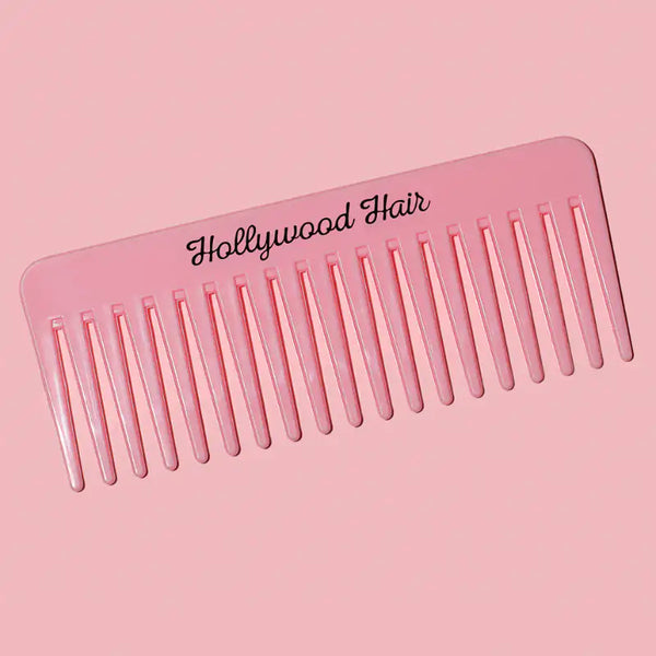 A wide comb for combing all types of hair