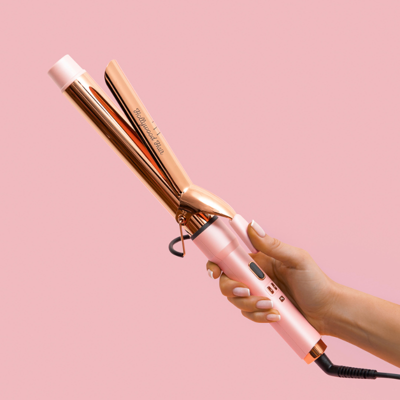 Hollywood style curls! Rose Gold curling iron