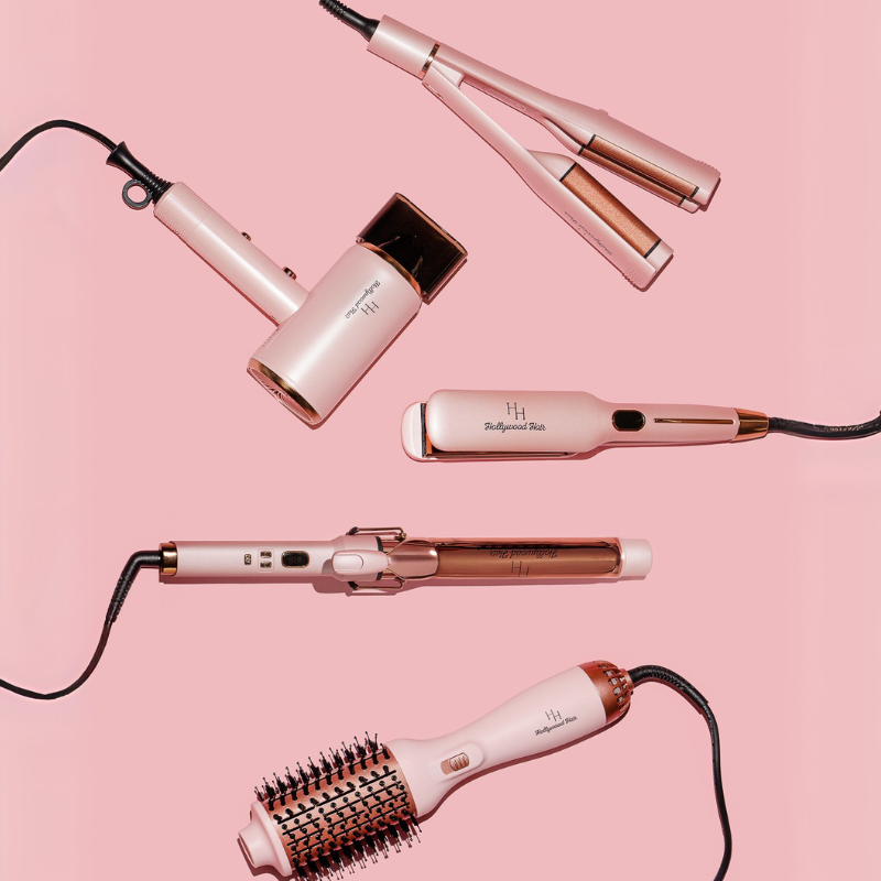 Hollywood style curls! Rose Gold curling iron